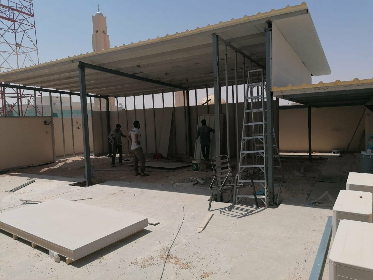 بناء الهناجر بناء الهناجر