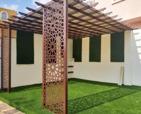 برجولات حدائق الرياض: احدث تصاميم البرجولات