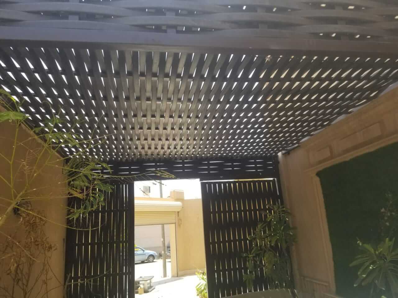 مظلات مداخل