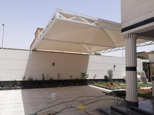 مظلات مداخل فلل بالرياض