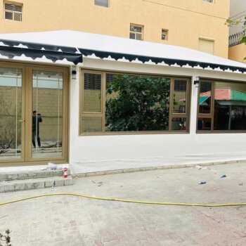 تركيب ملاحق بيوت شعر خارجية في الرياض